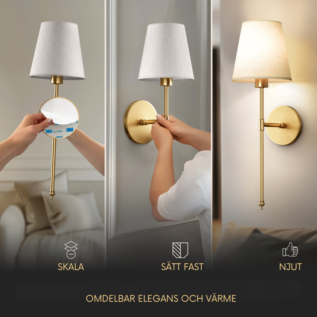Boomi Trådlös Vägglampa