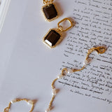 Gold Celestial Pearl Chain Bracelet