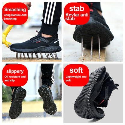 SafeSteps - Stilrena säkerhets sneakers