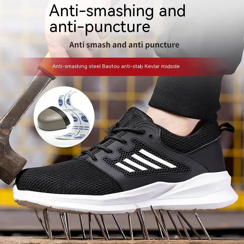 SafeSteps - Stilrena säkerhets sneakers